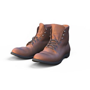 3D farm boots model