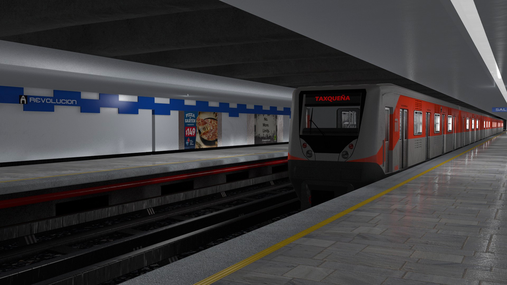 Metro Cdmx Train Model - TurboSquid 1409333