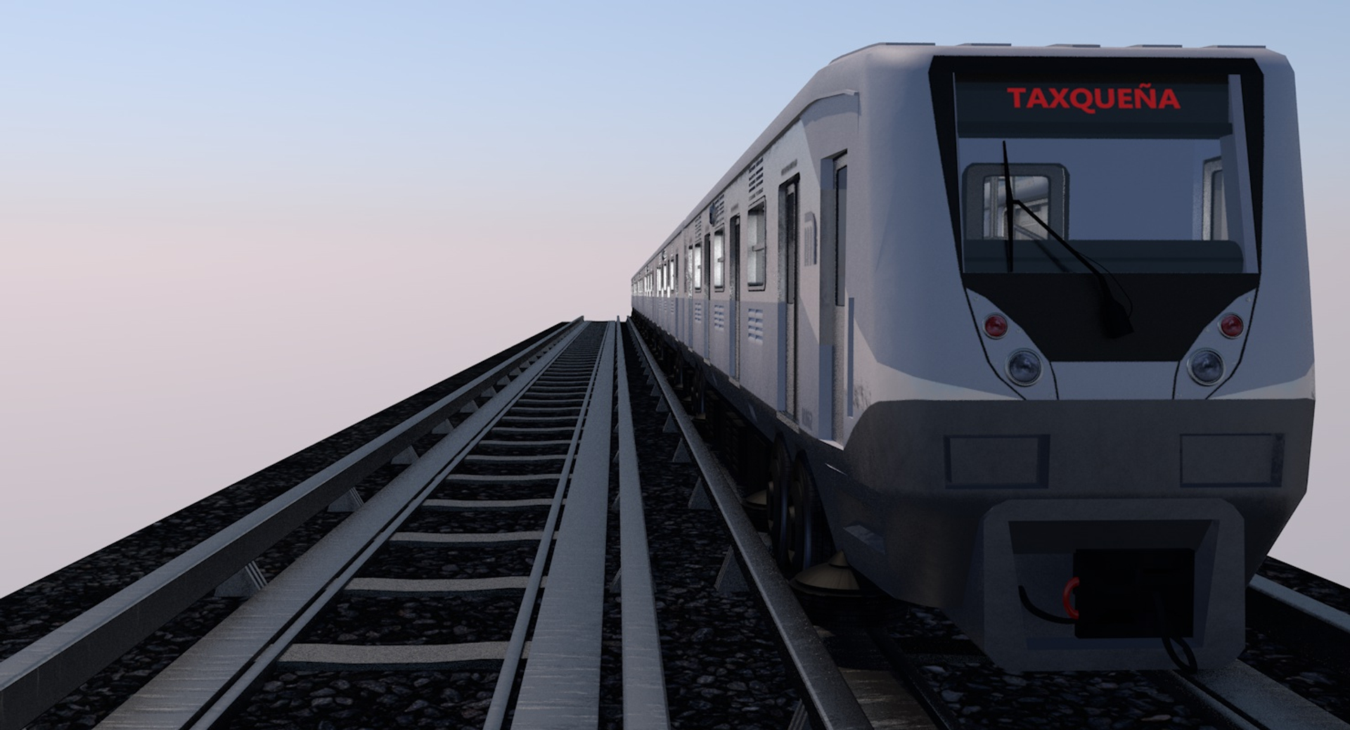 Metro Cdmx Train Model - TurboSquid 1409333