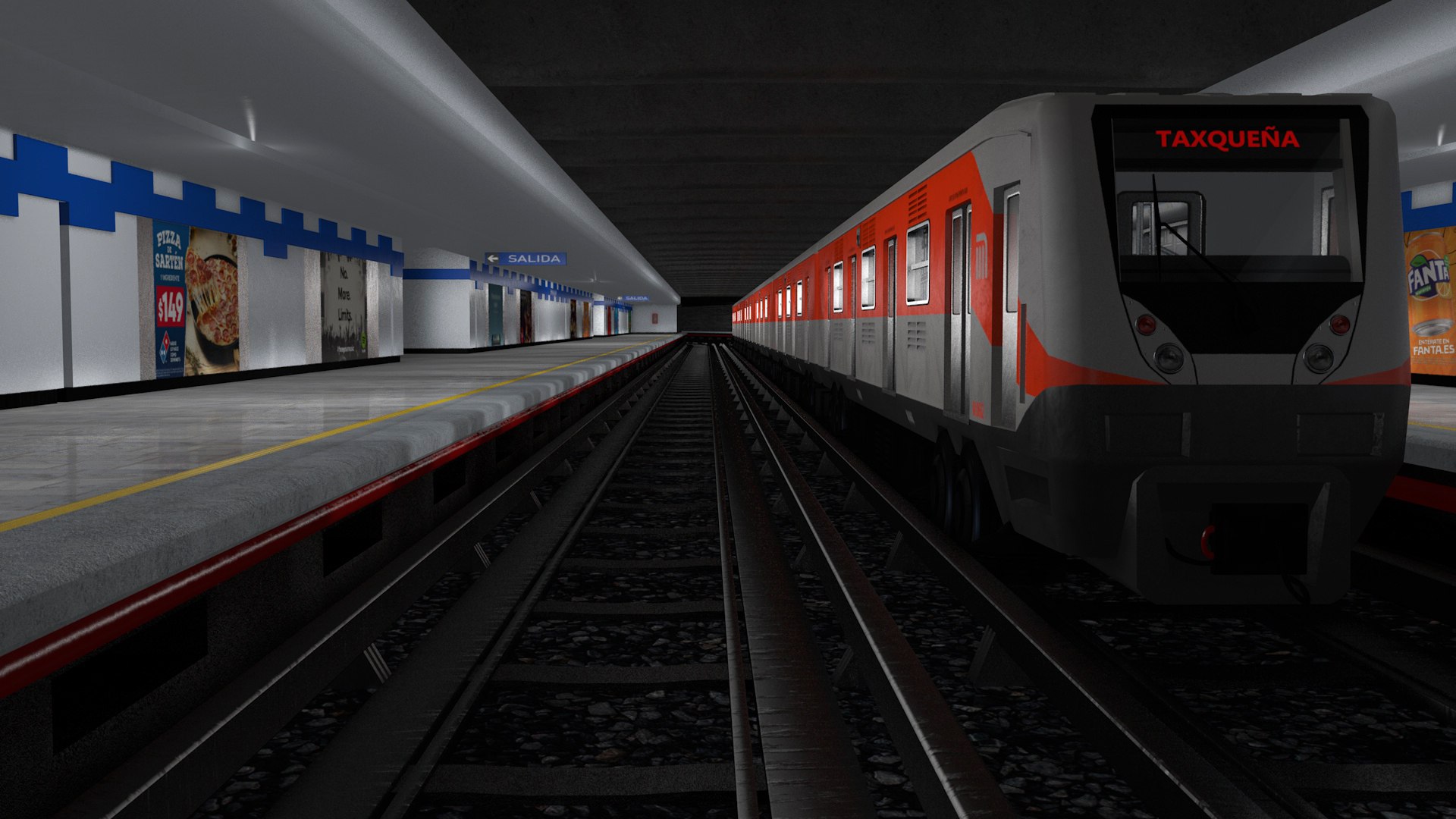 Metro Cdmx Train Model - TurboSquid 1409333