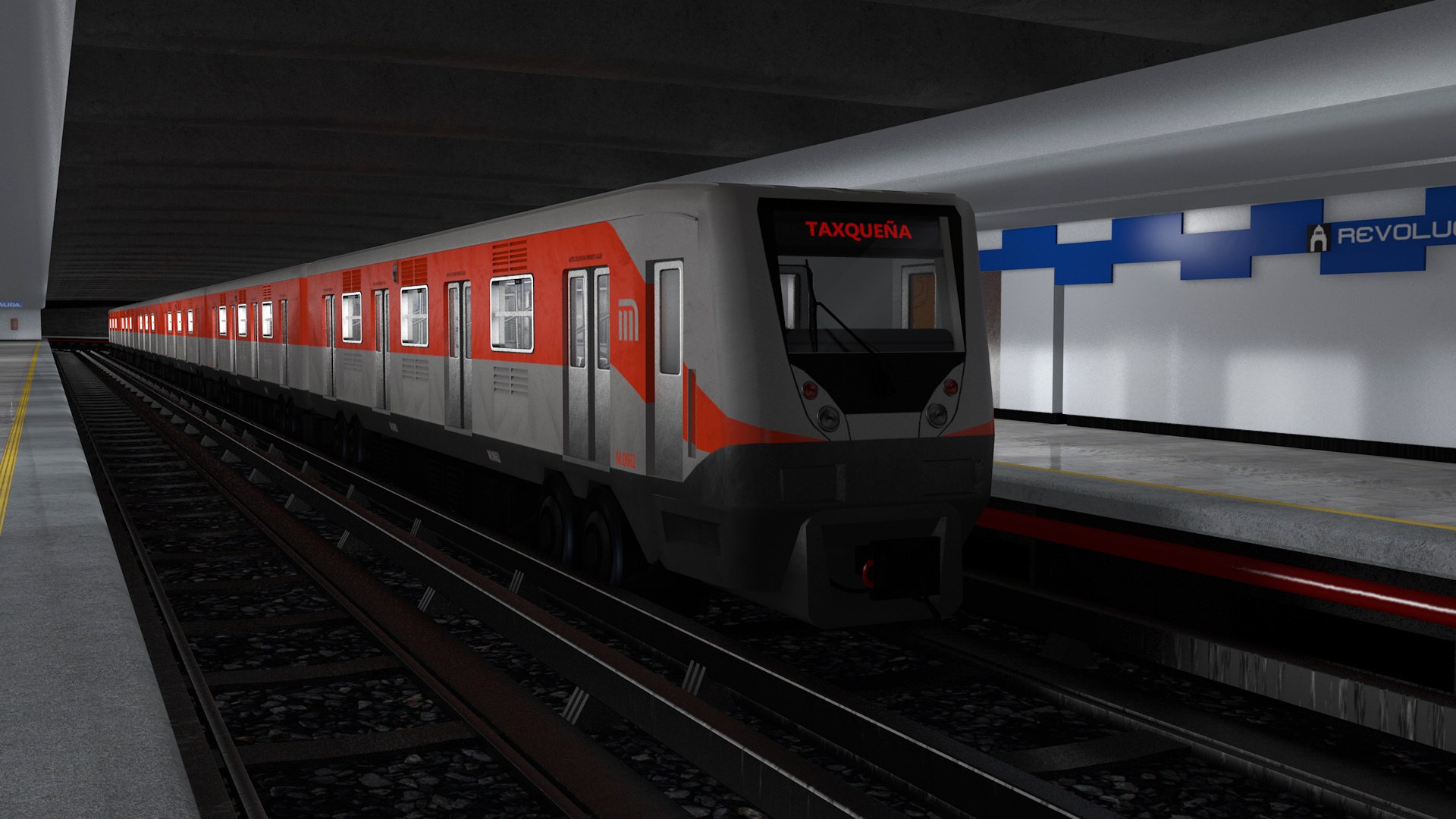 Metro Cdmx Train Model - TurboSquid 1409333