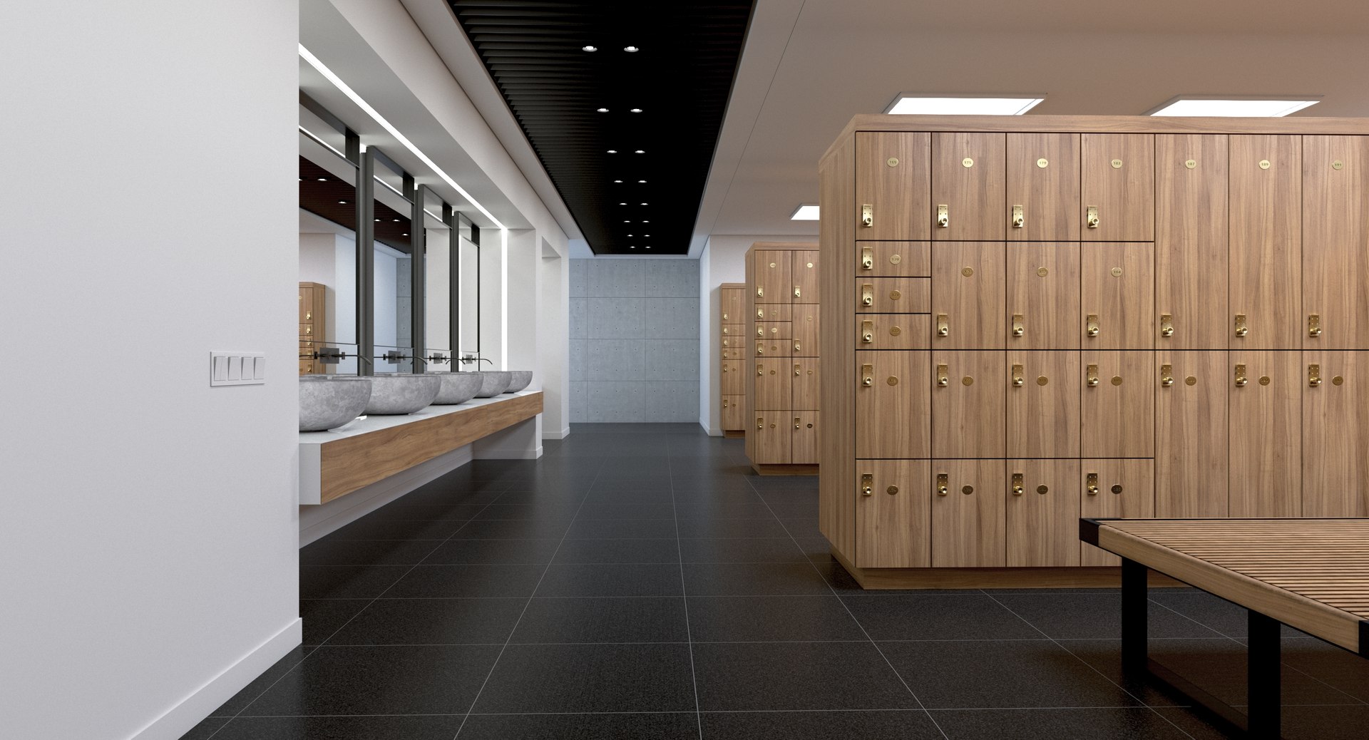 Locker Room 3D Model - TurboSquid 1396324