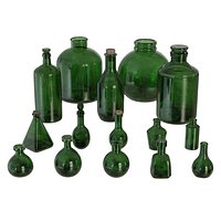 Glass Bottles Green