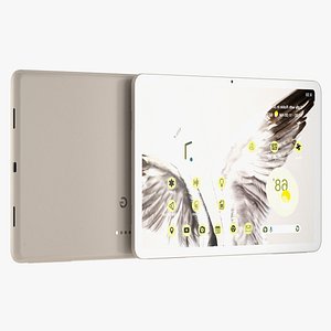 3D Google Pixel Tablet Cream