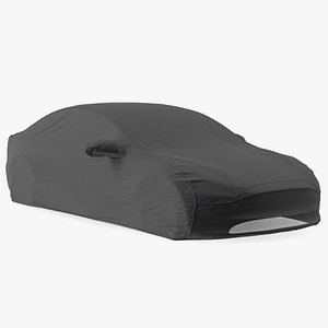 Car Cover for Tesla Model 3 Black 3D model