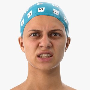 penelope human head anger 3D model