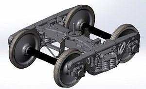 3d bogies freight cars 18-100