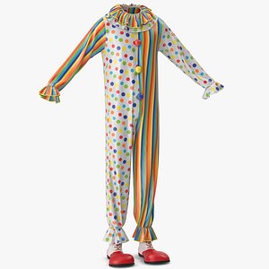Clown Costume with Shoes v 2 model