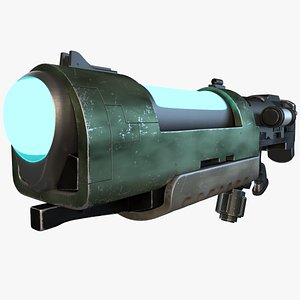 3D plasma rifle model