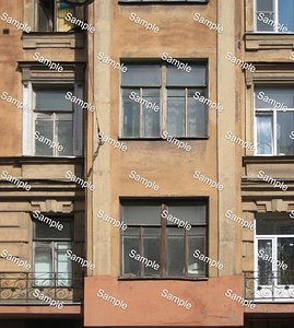 windows 230 - Facade of a classic European building