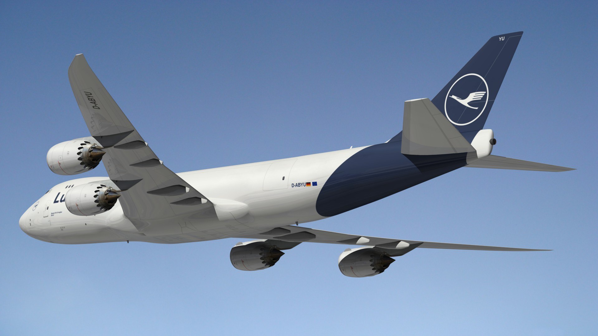 3D B748 F Lufthansa Cargo - TurboSquid 2196926