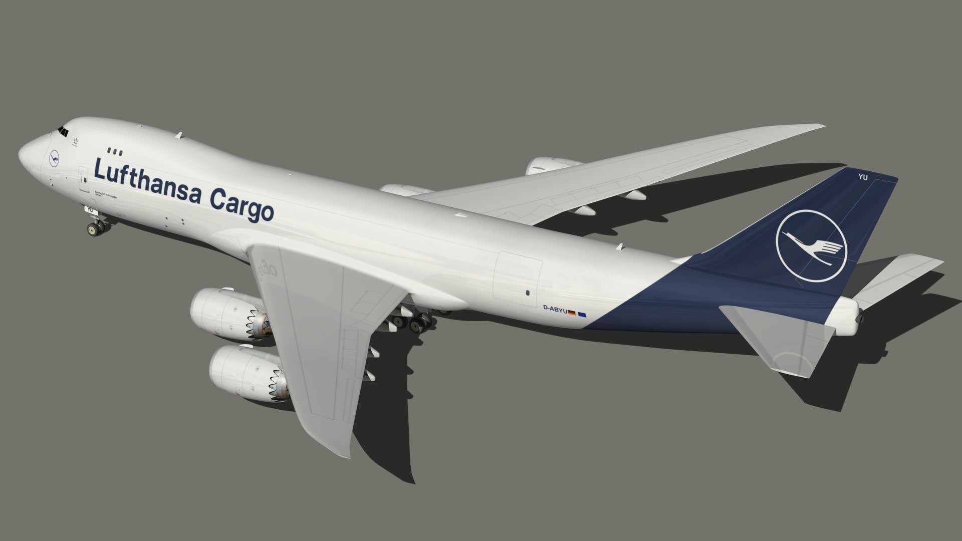 3D B748 F Lufthansa Cargo - TurboSquid 2196926