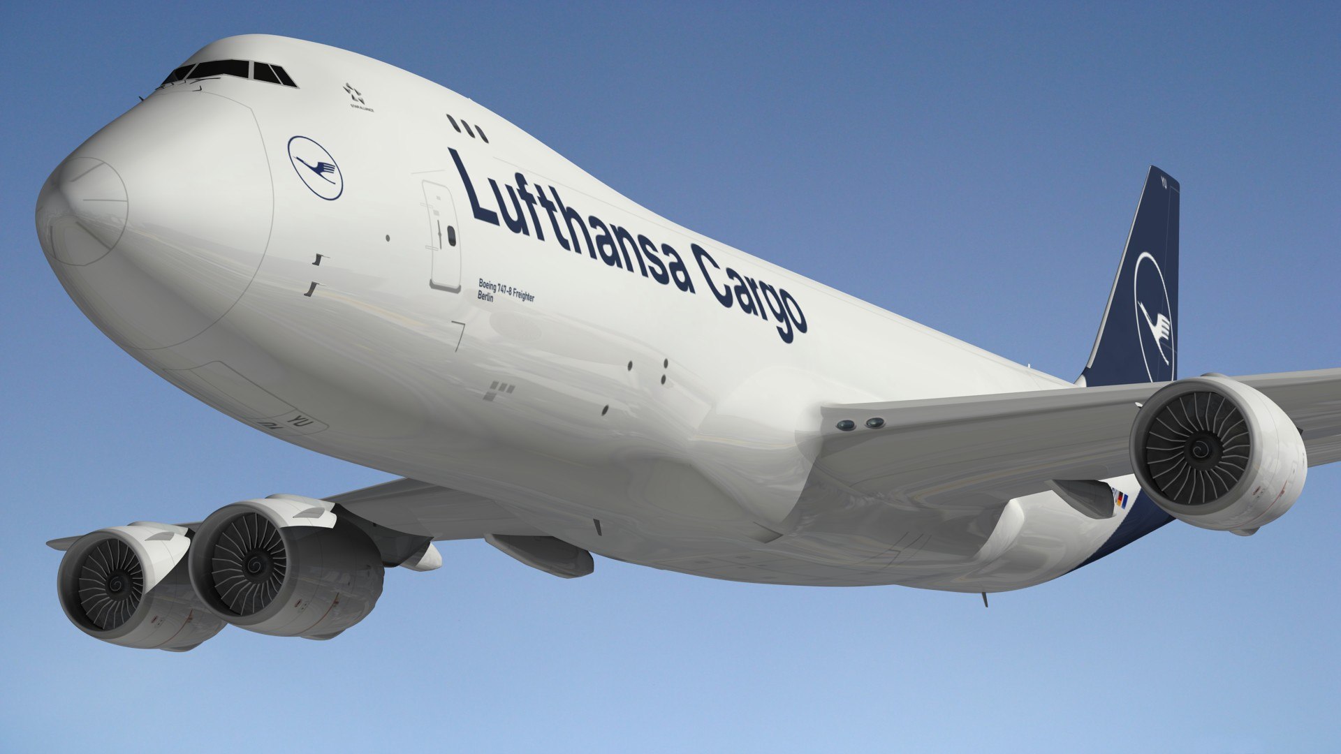 3D B748 F Lufthansa Cargo - TurboSquid 2196926