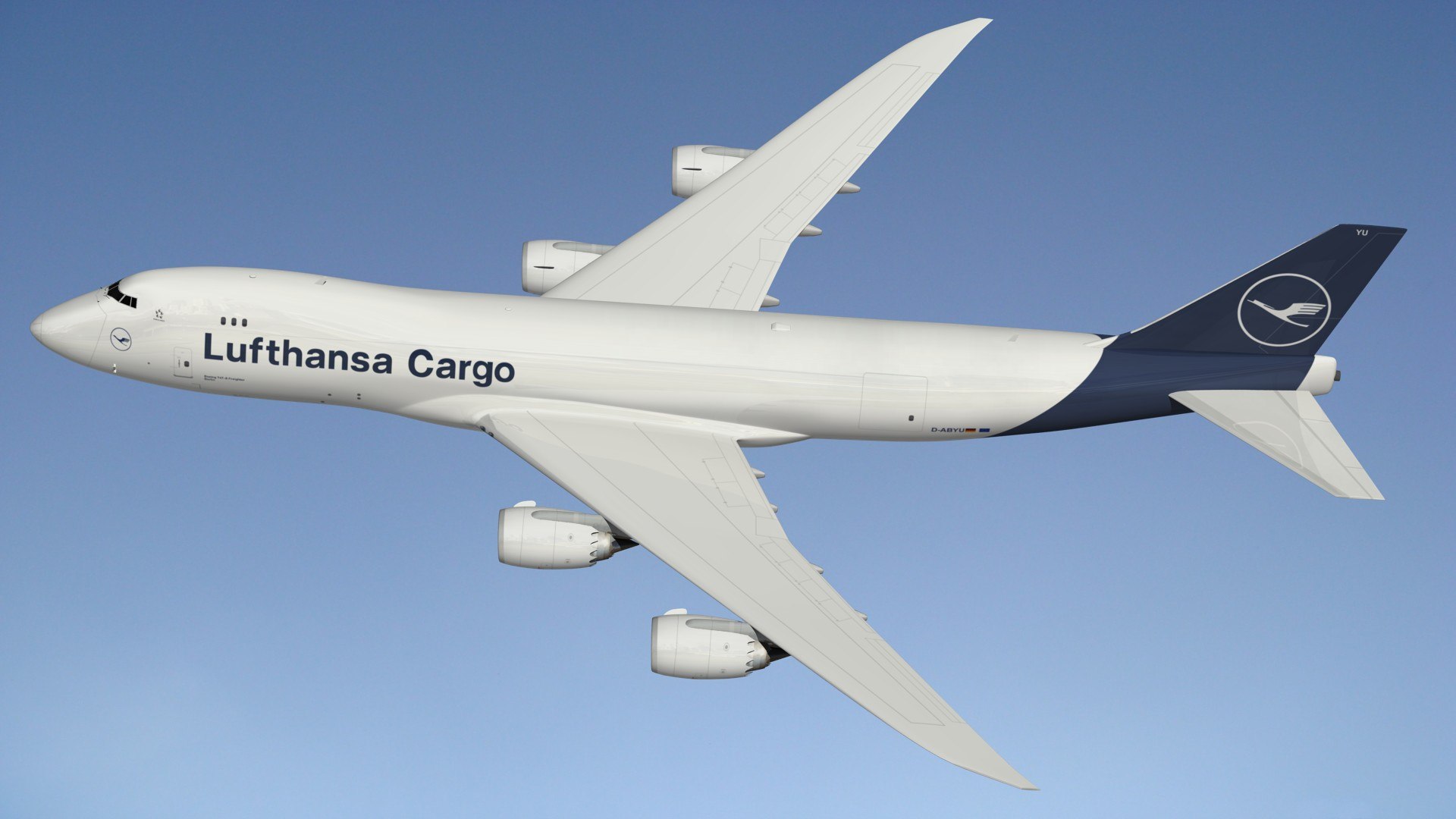 3D B748 F Lufthansa Cargo - TurboSquid 2196926