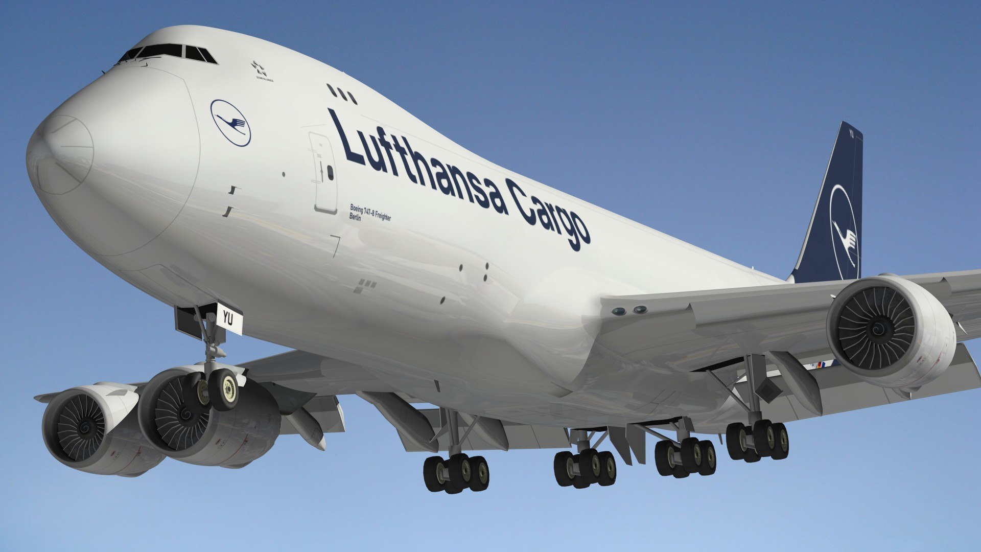 3D B748 F Lufthansa Cargo - TurboSquid 2196926