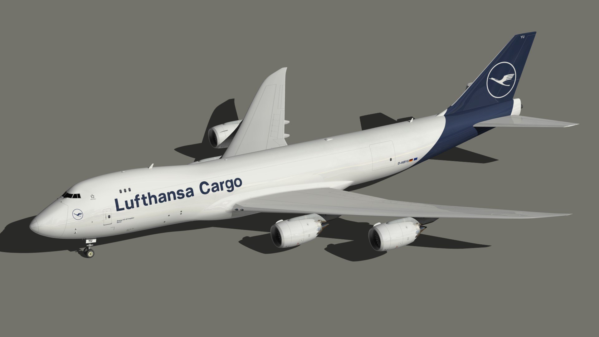 3D B748 F Lufthansa Cargo - TurboSquid 2196926