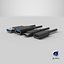 USB Plugs v2 3D model