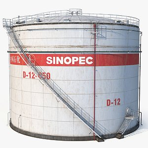 Oil Storage China 3D