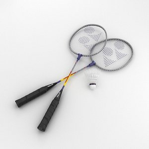 3D badminton racket