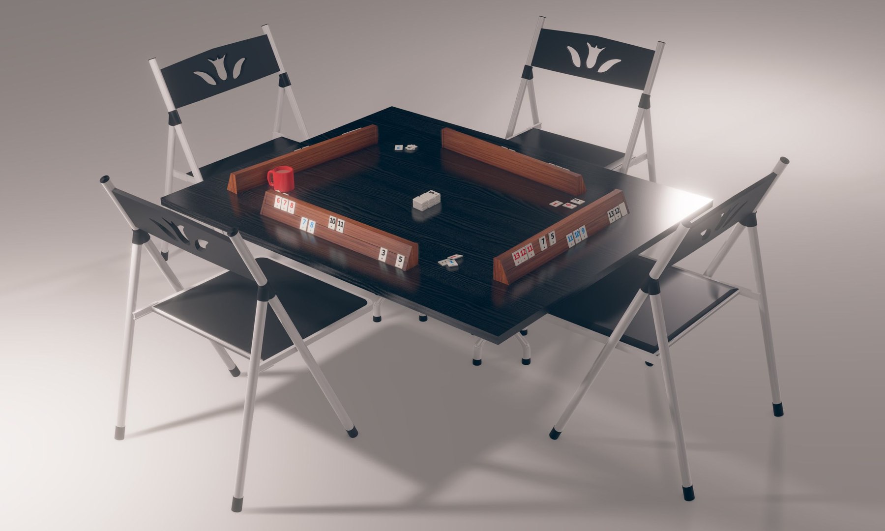 3D Rummikub Table Model - TurboSquid 1366073