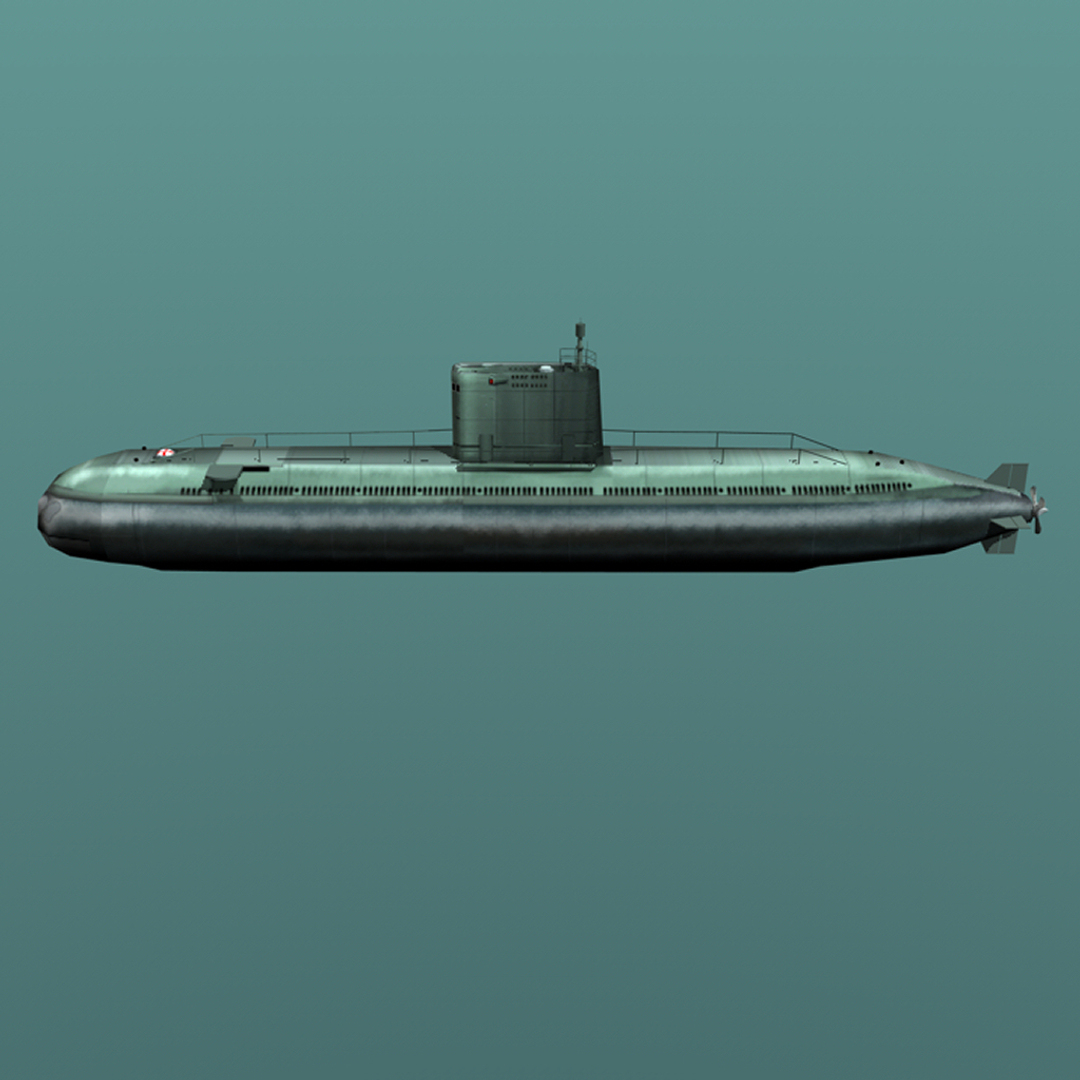 3D north sinpo class submarine - TurboSquid 1187519