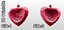 H-K 3D-Printable Valentine Crystal-Heart-TwoLetters Pendant