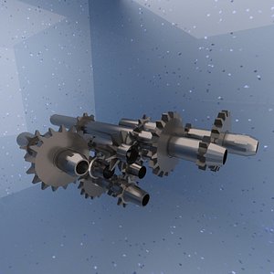 Gear 3D model - Download Car parts on