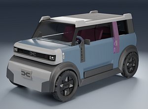 3D The Dacia Hipster model