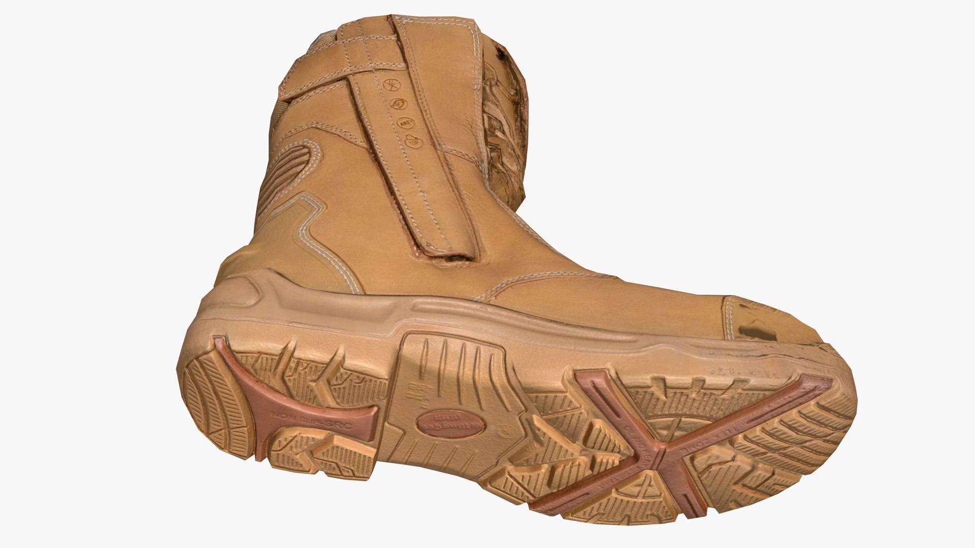 3D Workman Safety Mining Boot Model - TurboSquid 2298668