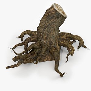 tree stump 3d model
