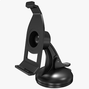 universal gps car mount 3d c4d