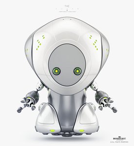 cartoon pirate bot 3D