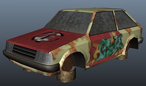 Wrecked hatchBack