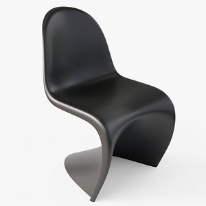 Panton Chair Black - PBR Plastic Chair