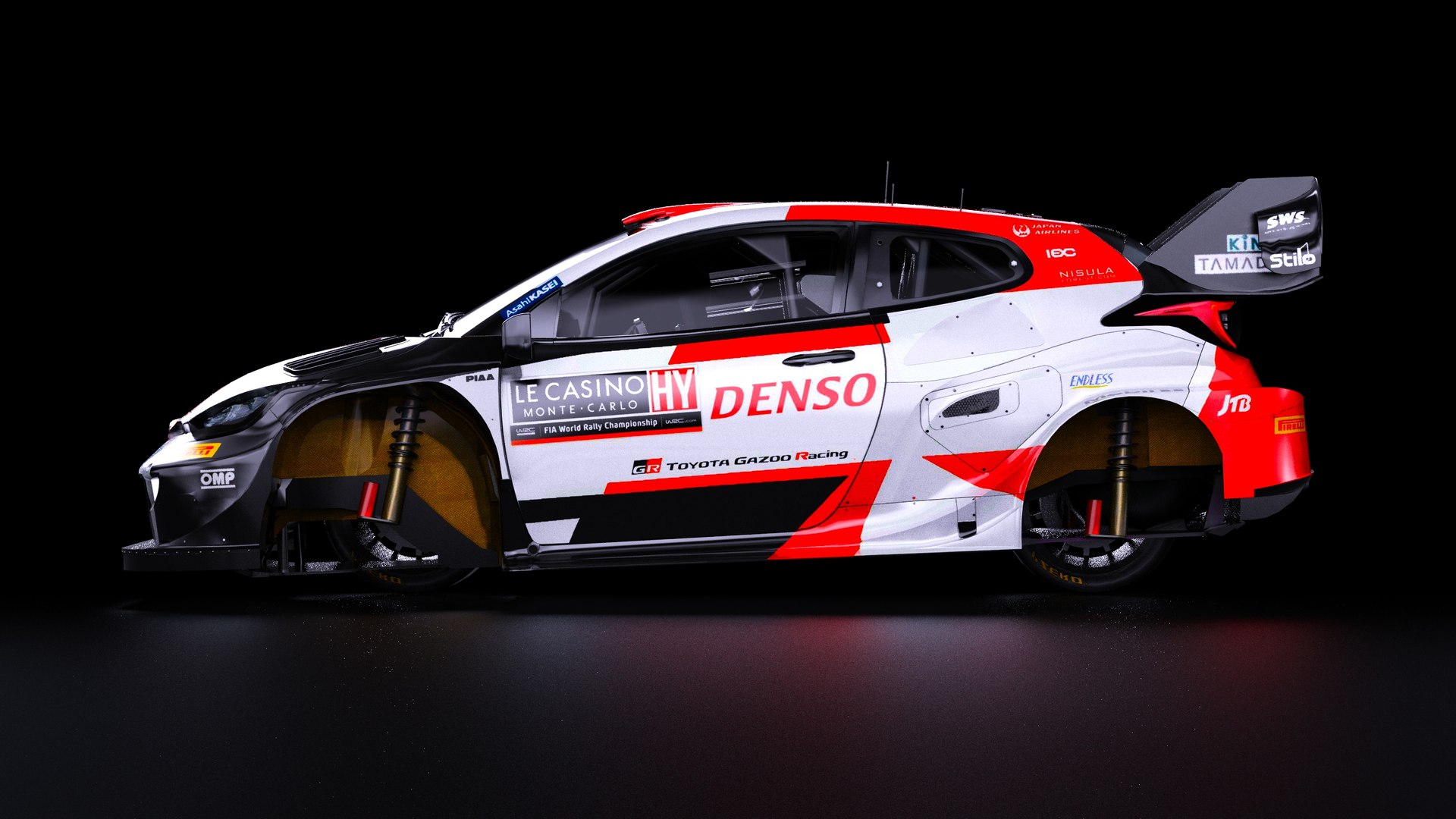 3D Toyota GR Yaris Rally 1 WRC 2023 Model - TurboSquid 2339073