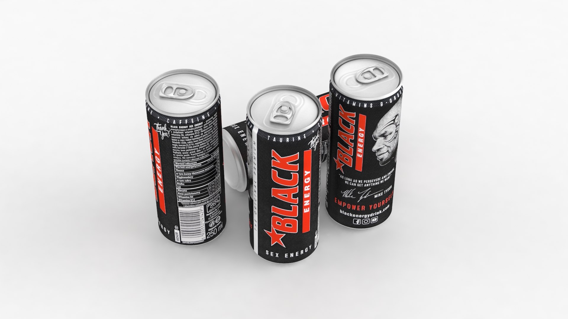 3D Beverage Can Black Energy Sex Energy 250ml 2022 - TurboSquid 1930467