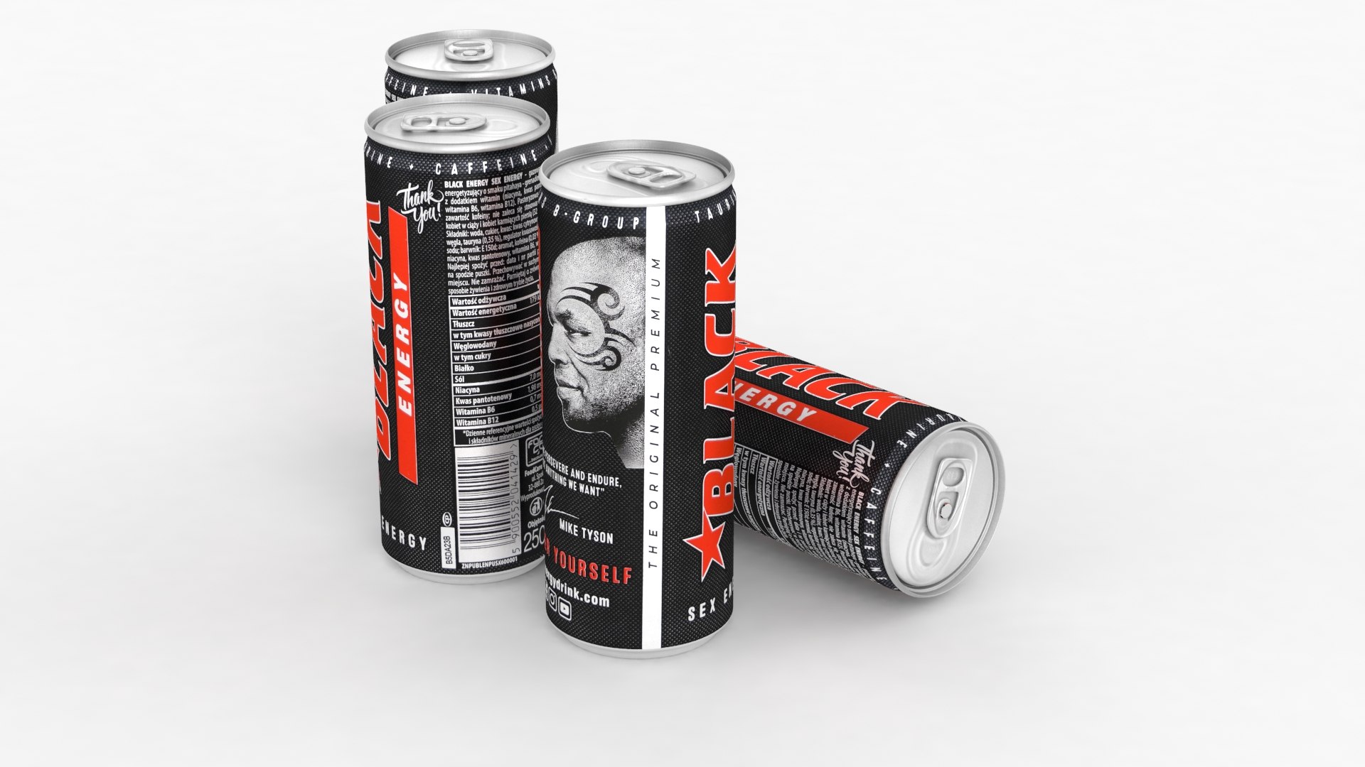 3D Beverage Can Black Energy Sex Energy 250ml 2022 - TurboSquid 1930467