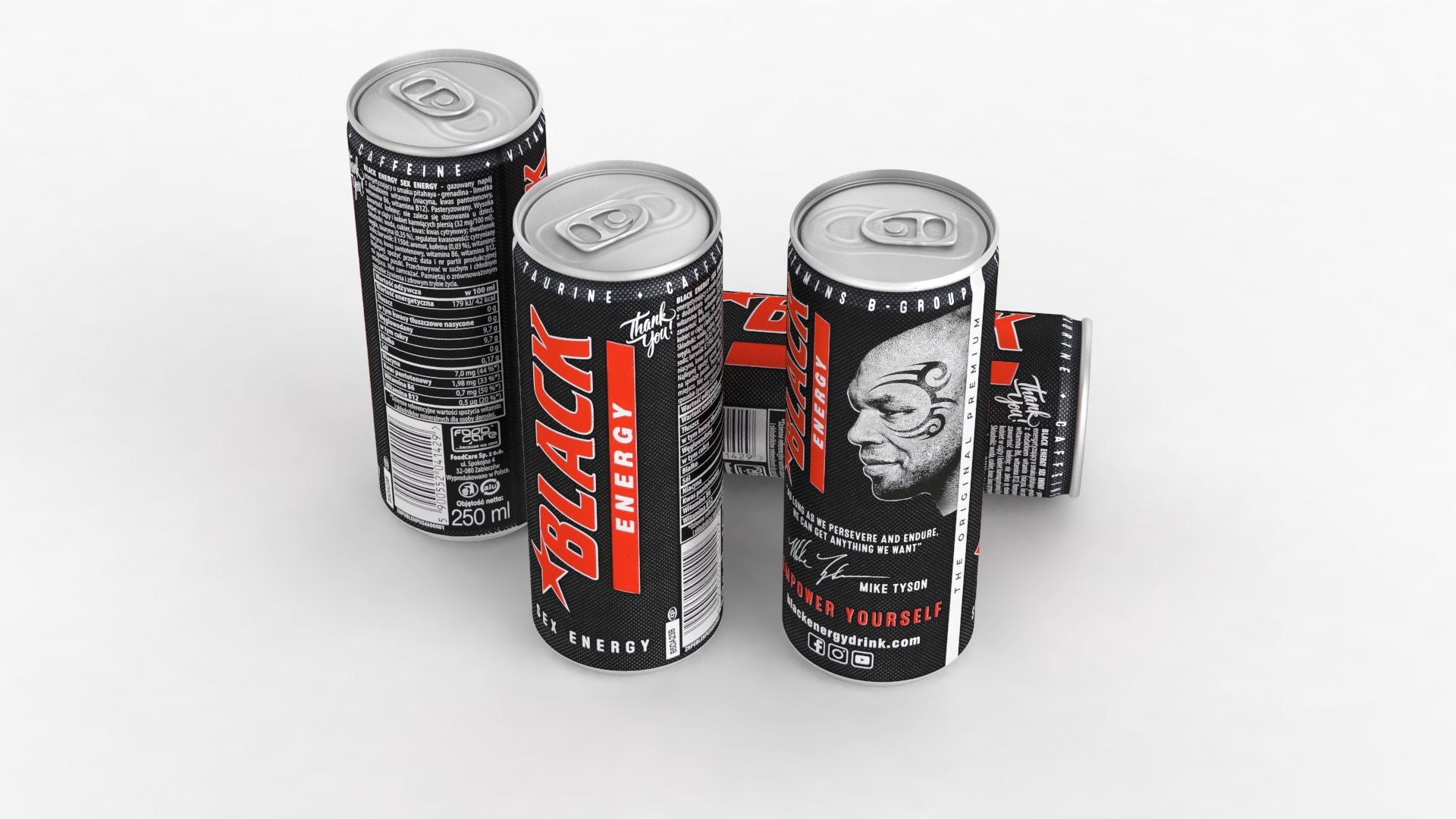 3D Beverage Can Black Energy Sex Energy 250ml 2022 - TurboSquid 1930467