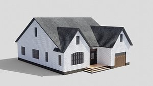 3D European House 04