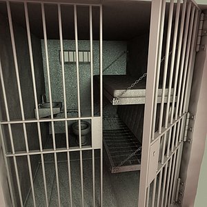 3d prison jail cell