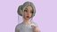 Cartoon Bride 3D model