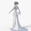 Cartoon Bride 3D model