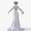 Cartoon Bride 3D model