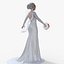 Cartoon Bride 3D model