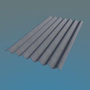 Slate Roof 980x1750mm 7 Waves