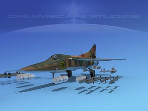 mig-27 flogger russia 3d max