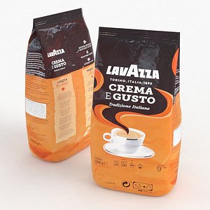 3D espresso latte coffee