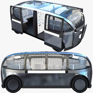 Self-Driving Taxi Shuttle 3