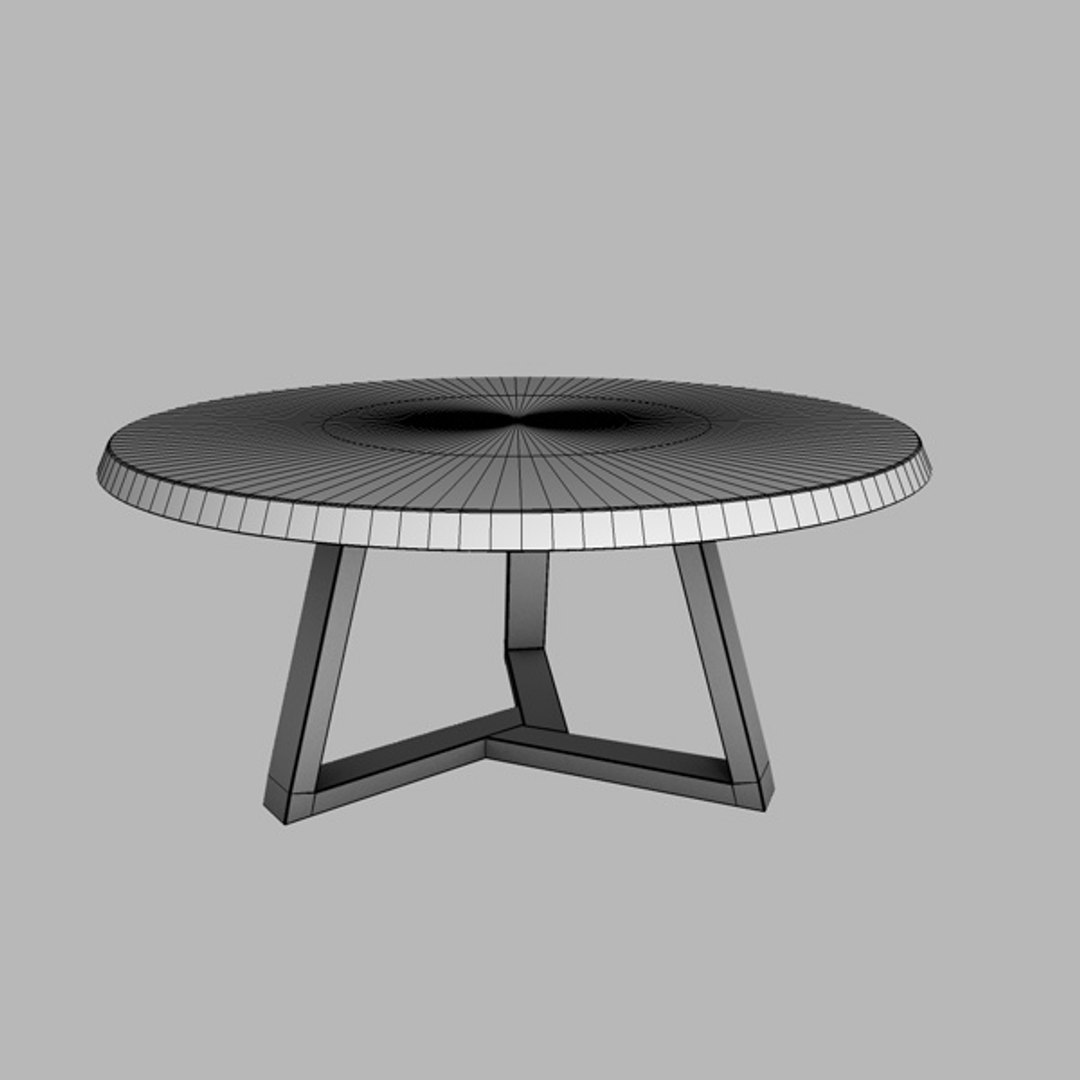 free kmp dining table 3d model