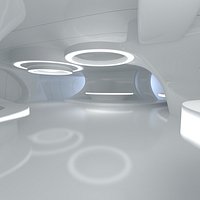Sci-Fi Futuristic Room